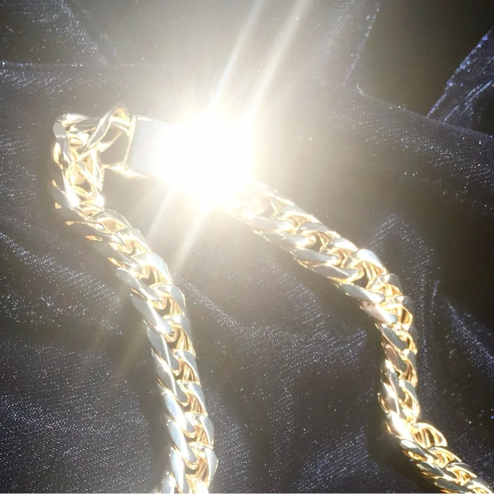 REAL 18K GOLD MIAMI DOUBLE CUBAN LINK BRACELET MADE IN ITALY *LIFETIME WARRANTY*